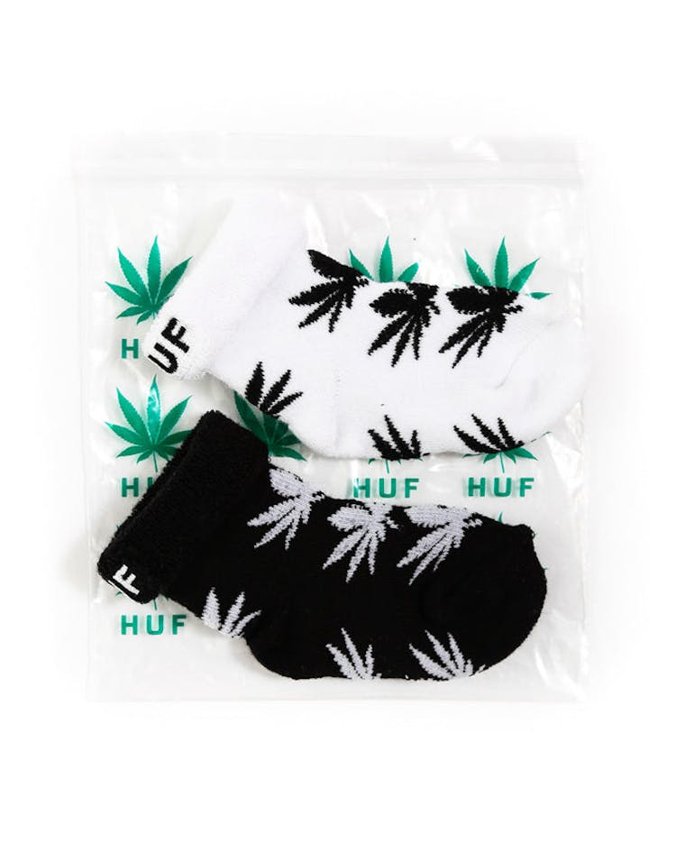 Seeds Socks 2pack White/black