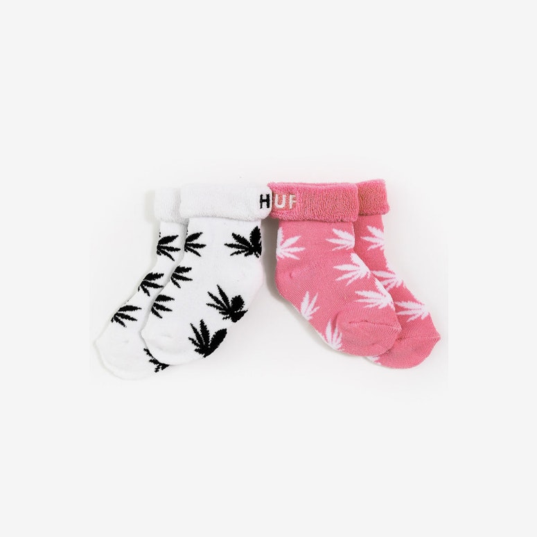 Seeds Socks 2pack White/pink