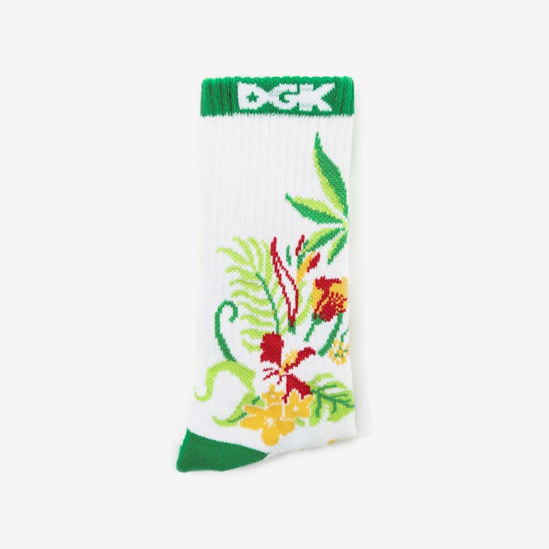 Permanent Vacation Sock White