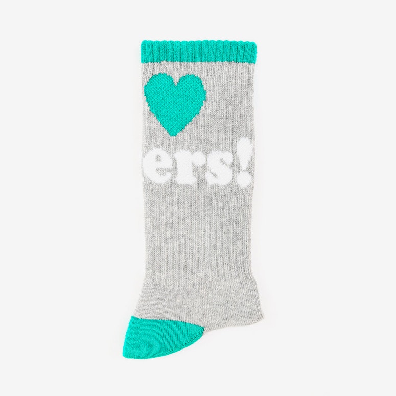 Haters Sock 2 Heather Grey/te