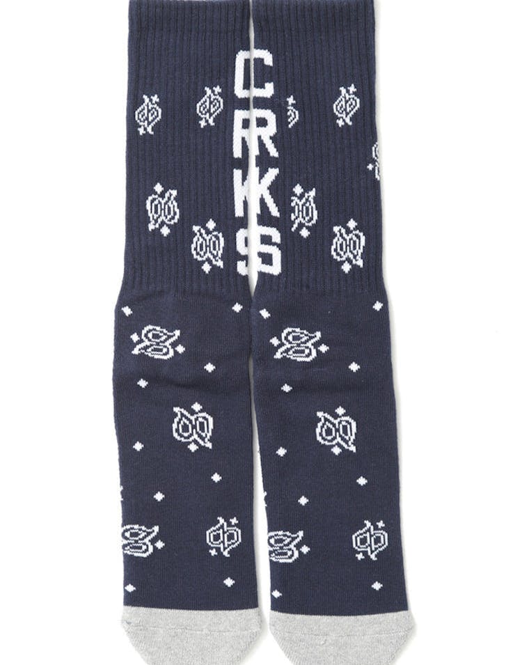 Bandana Socks Navy