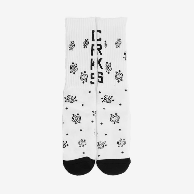 Bandana Socks White
