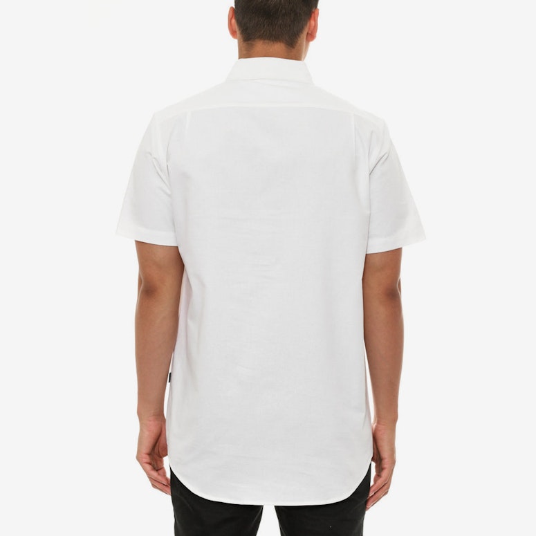 Oxford Button up SS White