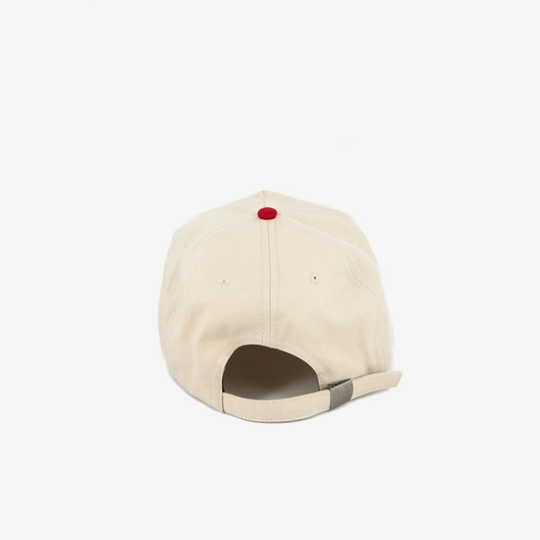 Global Precurved Strapback Grey/red