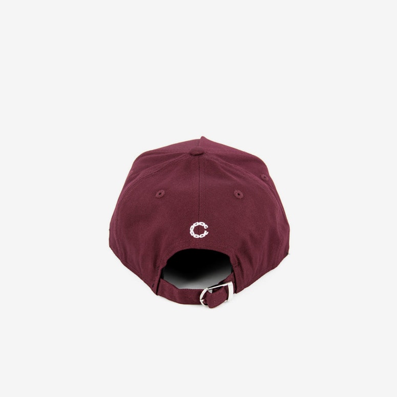 Core Logo Strapback Cap Burgundy