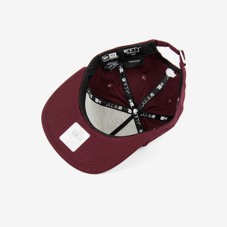 Core Logo Strapback Cap Burgundy