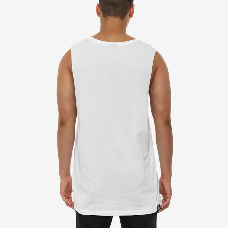 Trappers Muscle T White