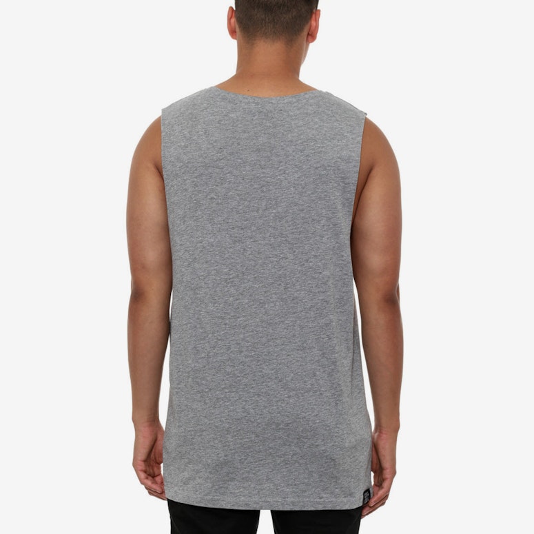 Dab King Muscle Grey Heather