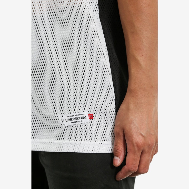 Center Singlet White/black