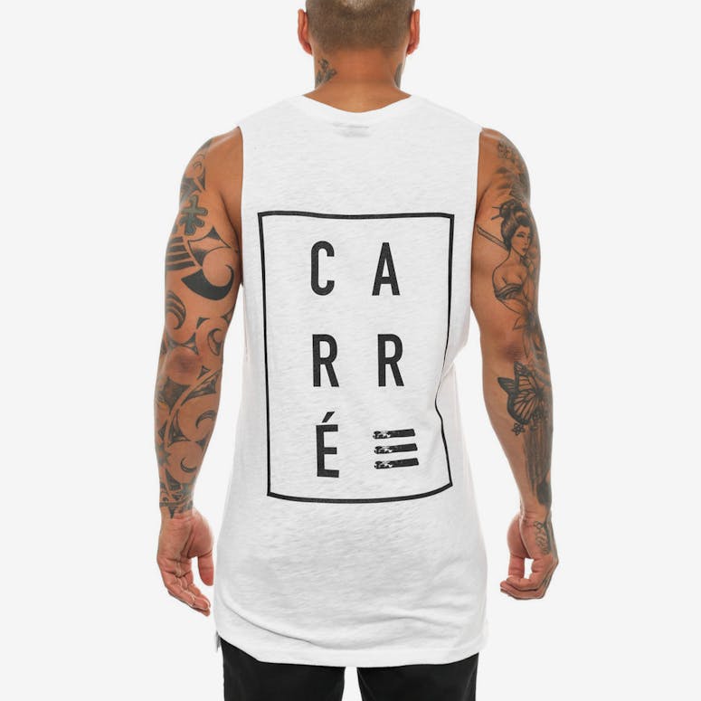 Boxed Scision Muscle Tank White
