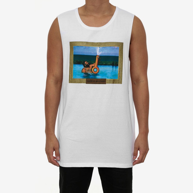 Key to Success Muscle T White