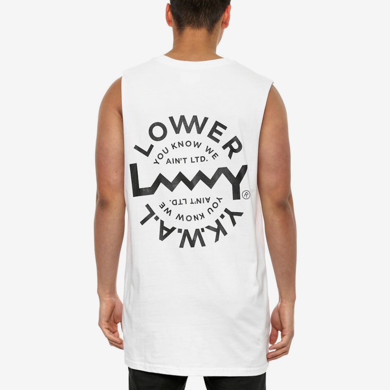 Cut Tank Cern White