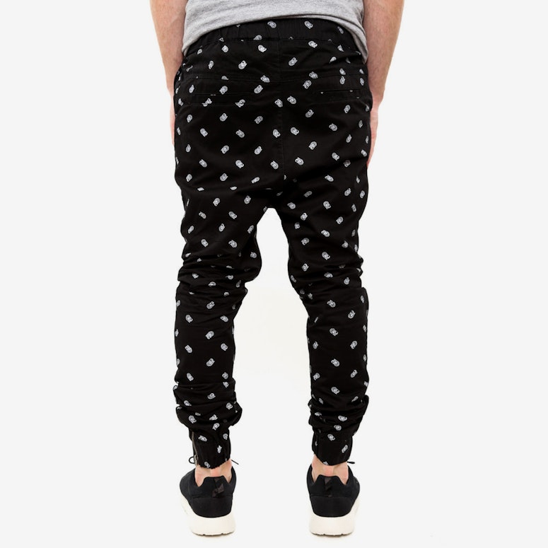 Jenkins Cuffed Chino Black/white