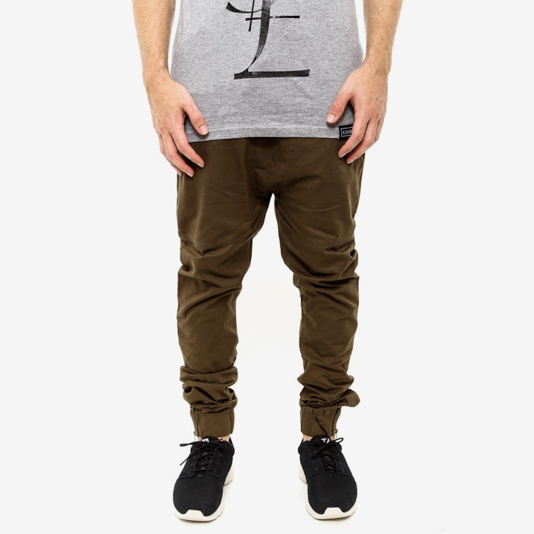 Jenkins Cuffed Chino Khaki Green