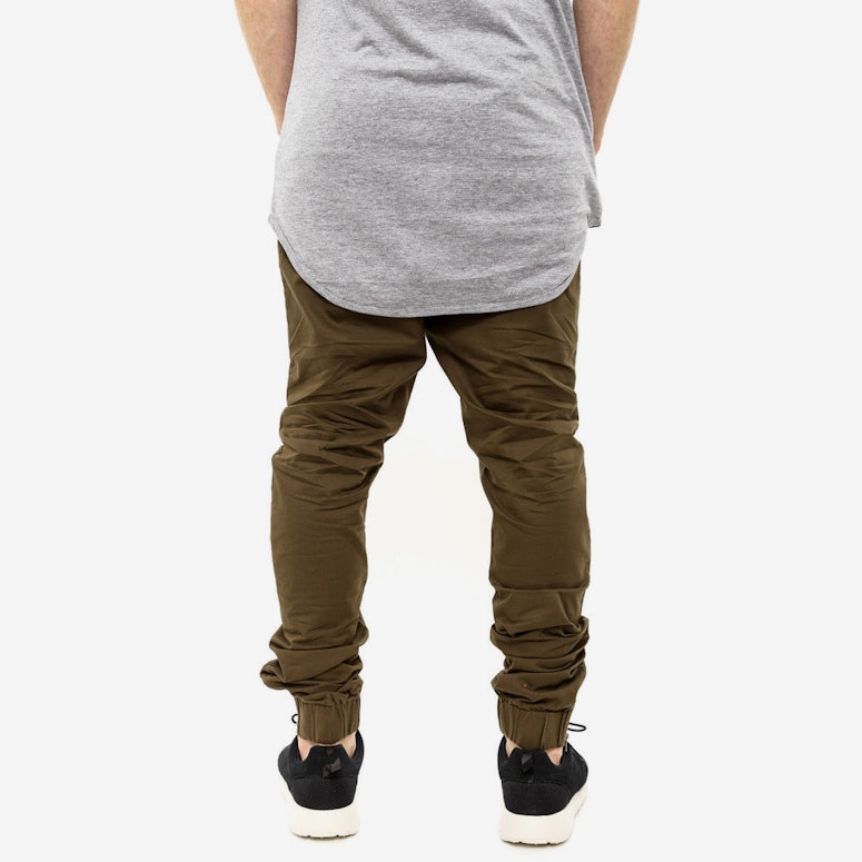 Jenkins Cuffed Chino Khaki Green