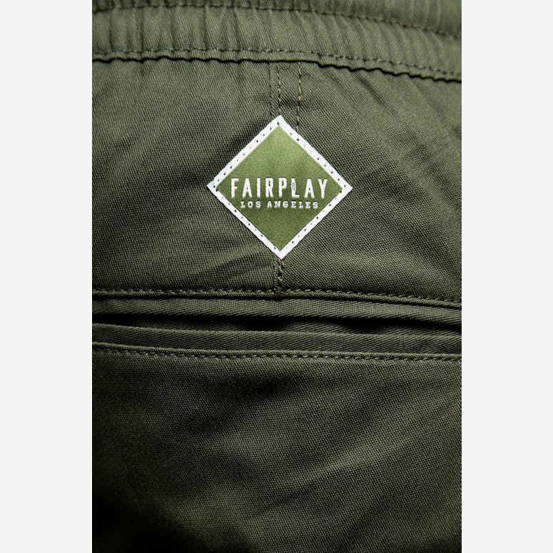 Woven Rune Jogger Olive/brown