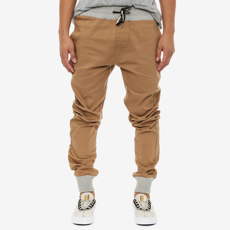 Propre Joggers W/ Rib Tobacco