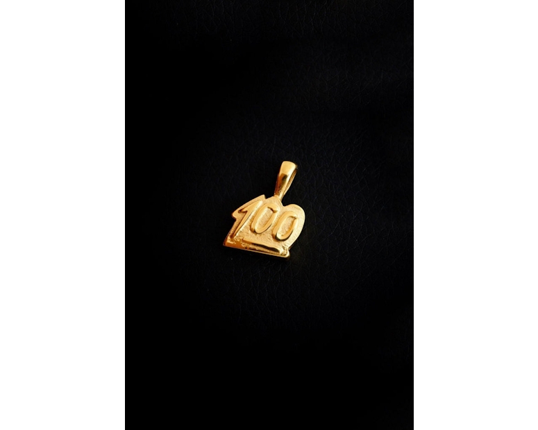 100 Pendant Chain Gold