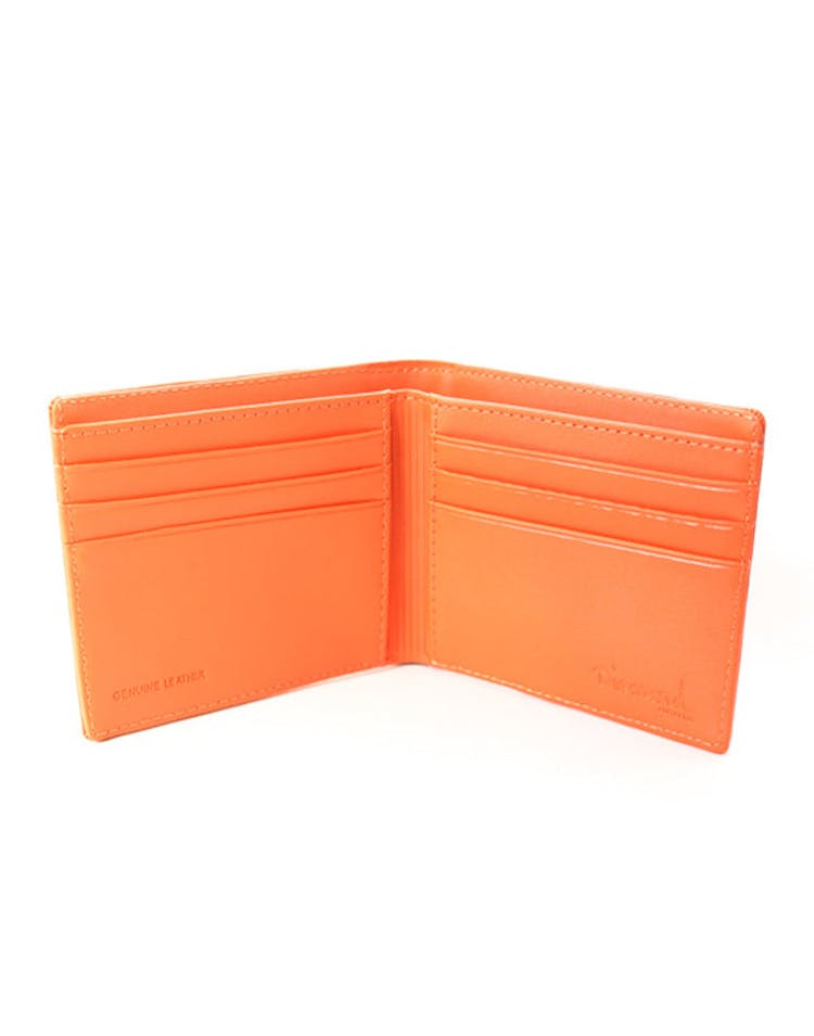 Bifold Crest Seal Wallet Orange
