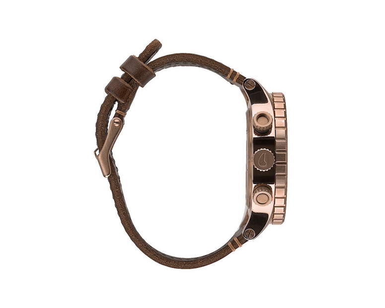 48-20 Chrono Leather Rose Gold/gunme