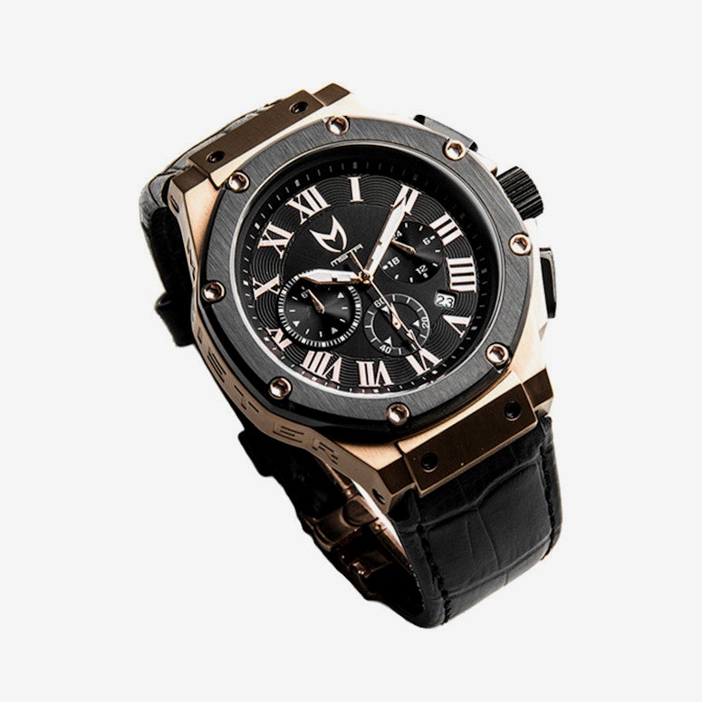 Ambassador Roman Numerals Brown/gold/brow