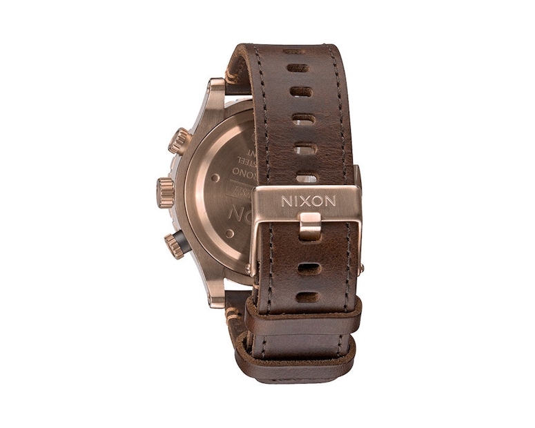 48-20 Chrono Leather Rose Gold/gunme