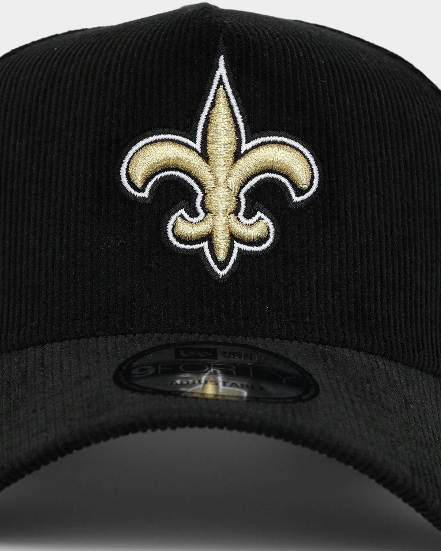 New Era New Orleans Saints 'NFL Season Kick Off' Corduroy 9FORTY A-Frame Snapback Black/OTC