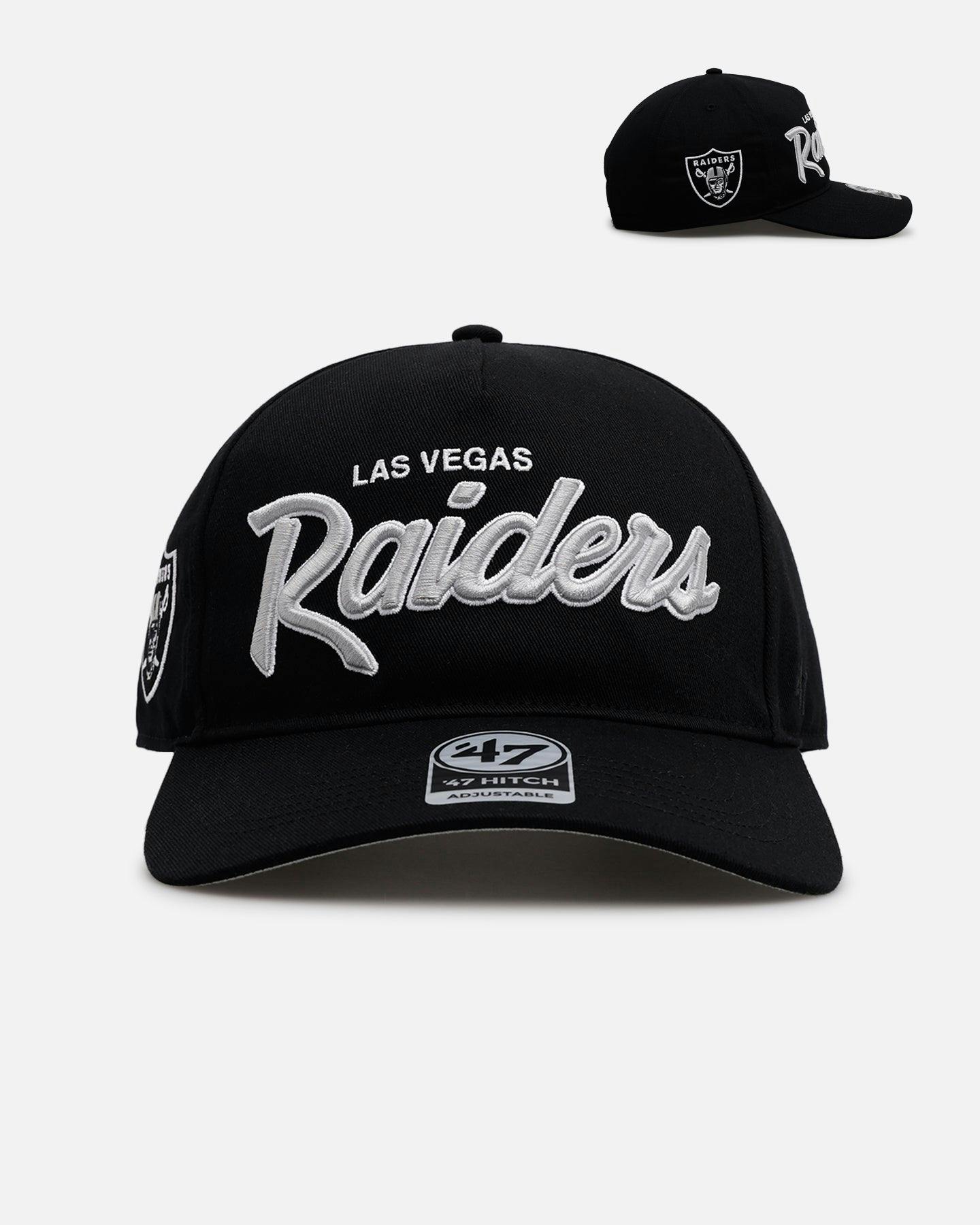 47 Brand Las Vegas Raiders 'Black Dome Script' 47 Hitch Snapback Black