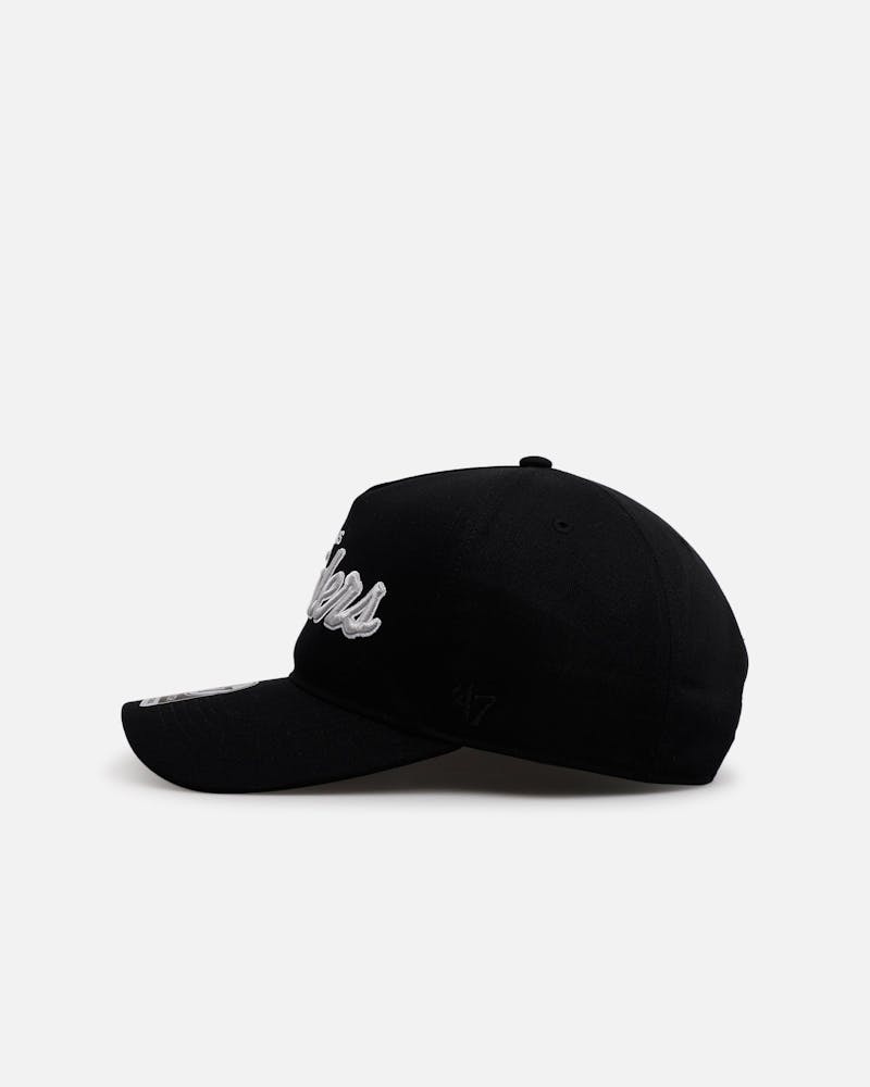 47 Brand Las Vegas Raiders 'Black Dome Script' 47 Hitch Snapback Black thumbnail - 3