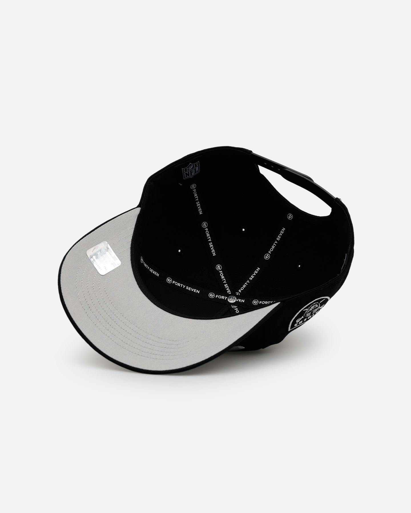 47 Brand Las Vegas Raiders 'Black Dome Script' 47 Hitch Snapback Black