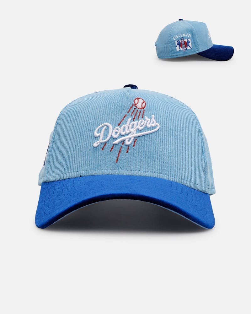 New Era Los Angeles Dodgers 'Dodgers Variety Pack' 9FORTY A-Frame Corduroy Snapback Sky Blue thumbnail - 0