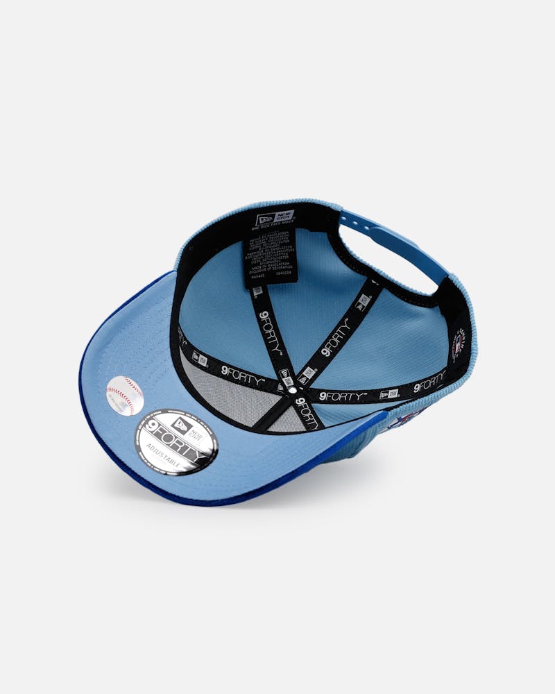 New Era Los Angeles Dodgers 'Dodgers Variety Pack' 9FORTY A-Frame Corduroy Snapback Sky Blue thumbnail - 6