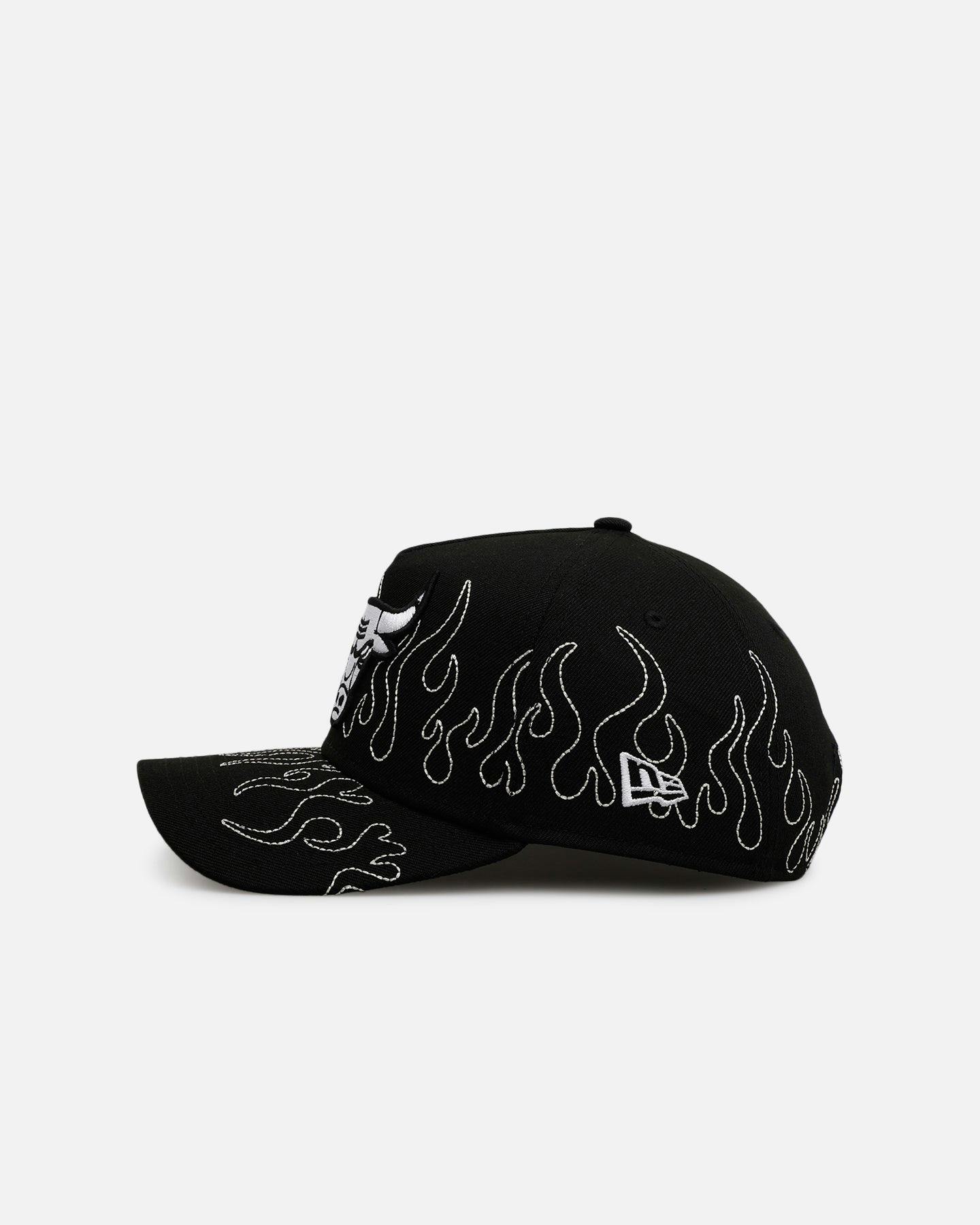 New Era Chicago Bulls 'Outline Flames' 9FORTY A-Frame Snapback Black