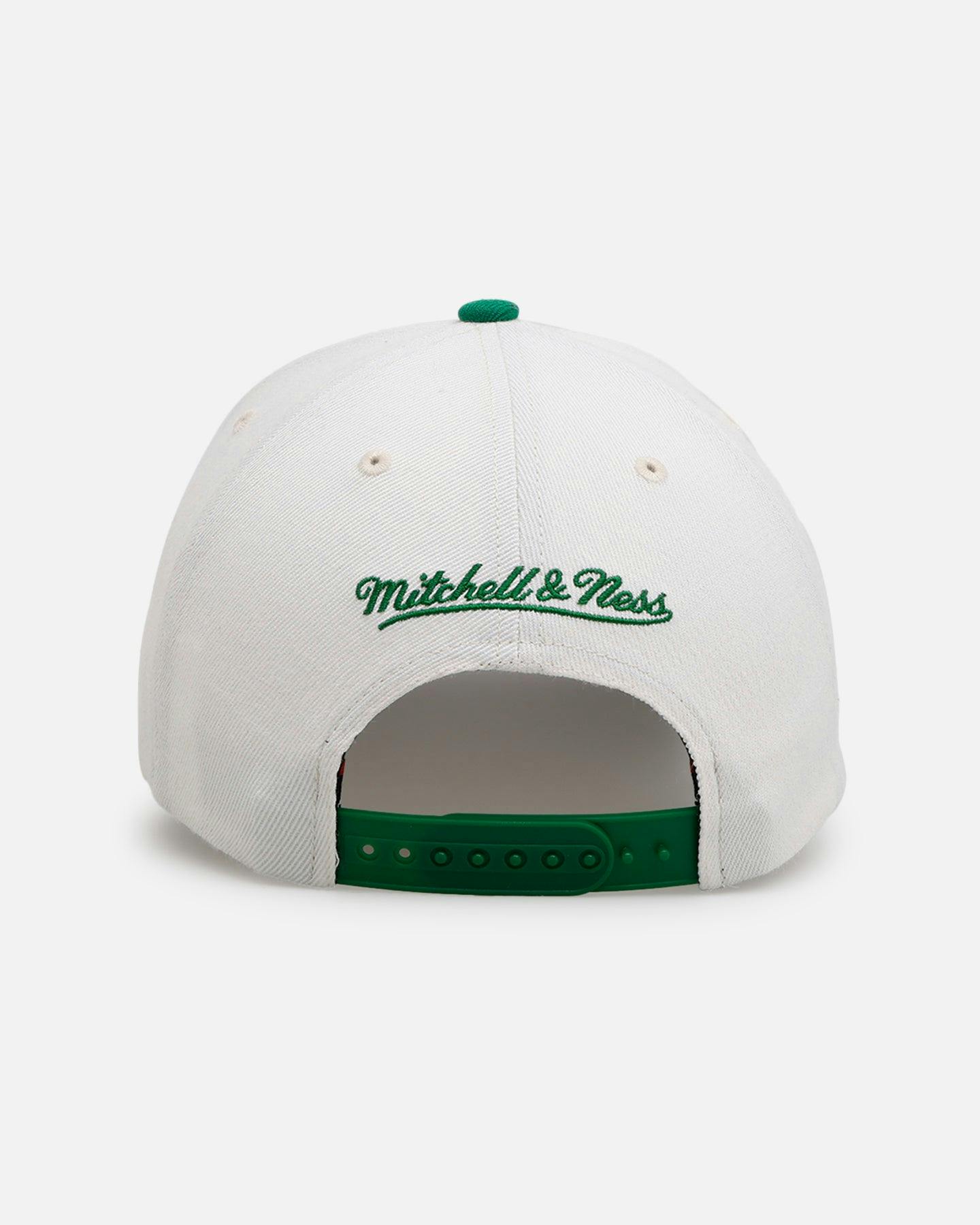 Mitchell & Ness Boston Celtics 'NBA Elite Finals' MVP Snapback Cream/Green