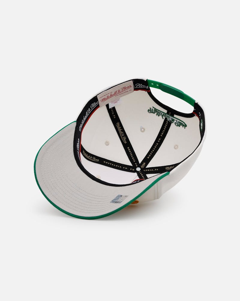 Mitchell & Ness Boston Celtics 'NBA Elite Finals' MVP Snapback Cream/Green thumbnail - 5