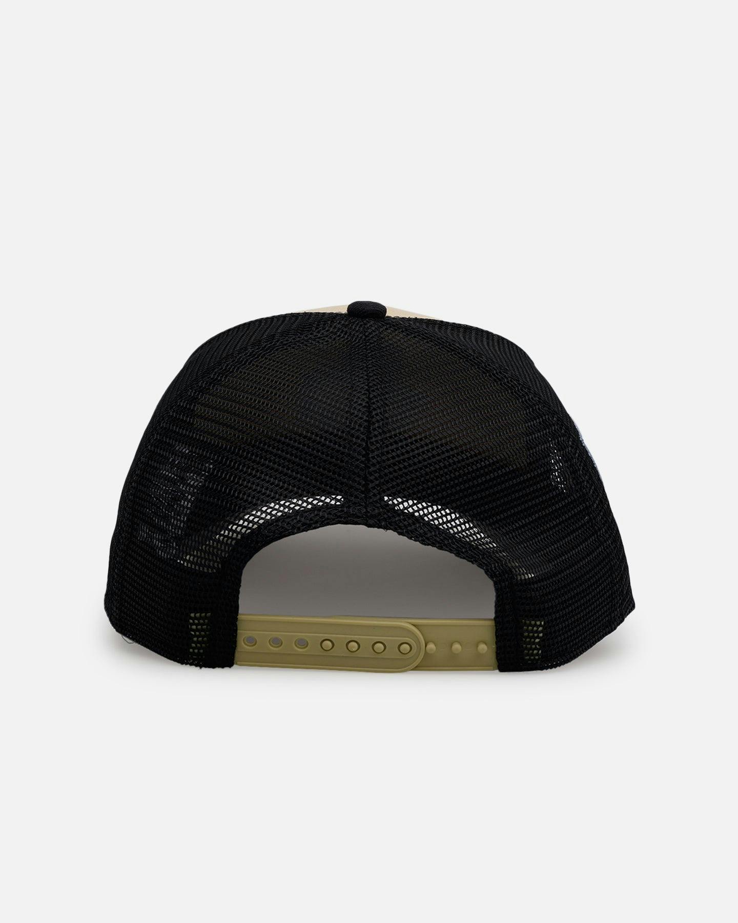 New Era Houston Astros 'Vintage Truckers' 9FORTTY A-Frame Trucker Snapback Vegas Gold