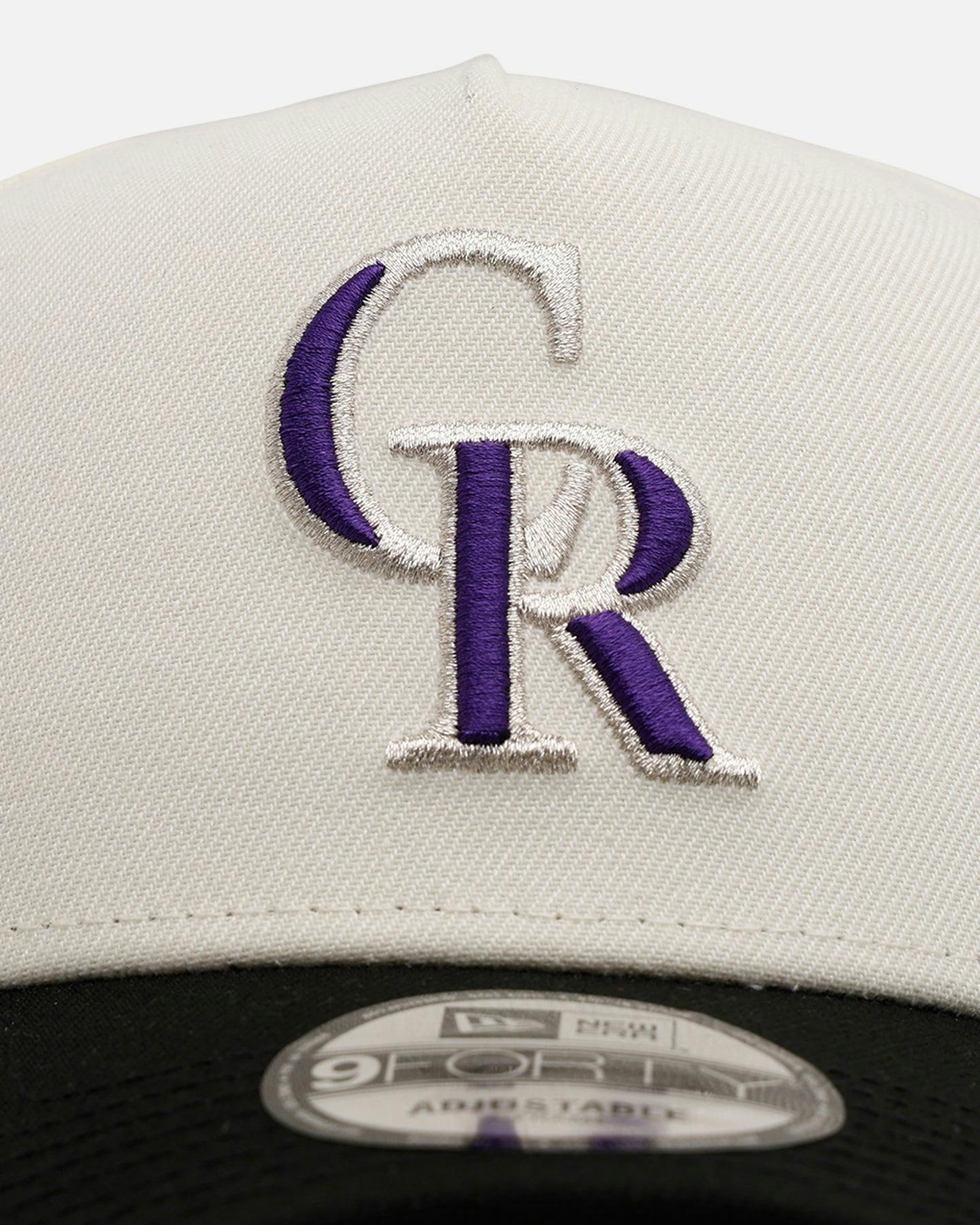 New Era Colorado Rockies 'Team Color Visor' 9FORTY A-Frame Snapback Chrome/Official Team Color