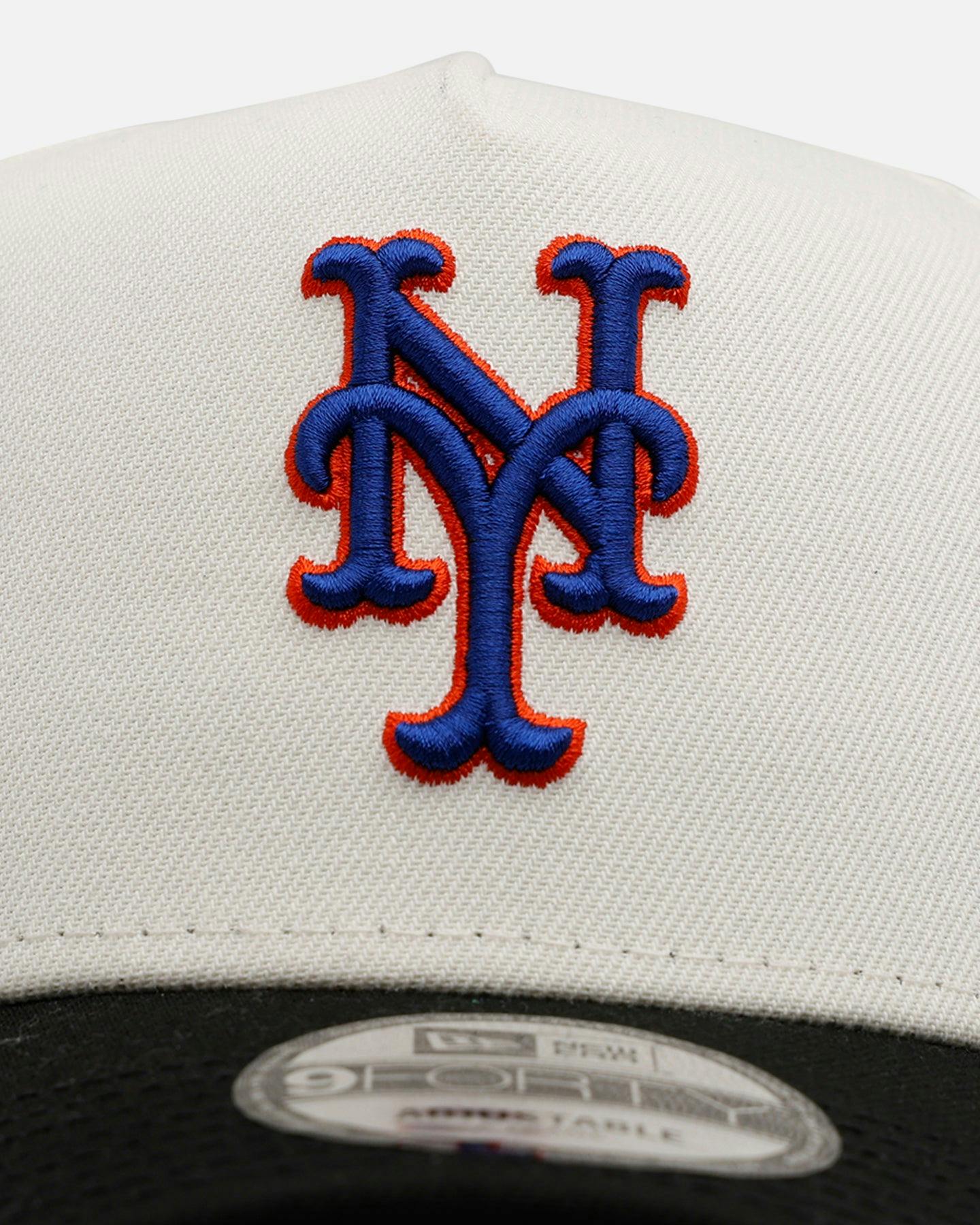 New Era New York Mets 'Team Color Visor' 9FORTY A-Frame Snapback Chrome/Official Team Color
