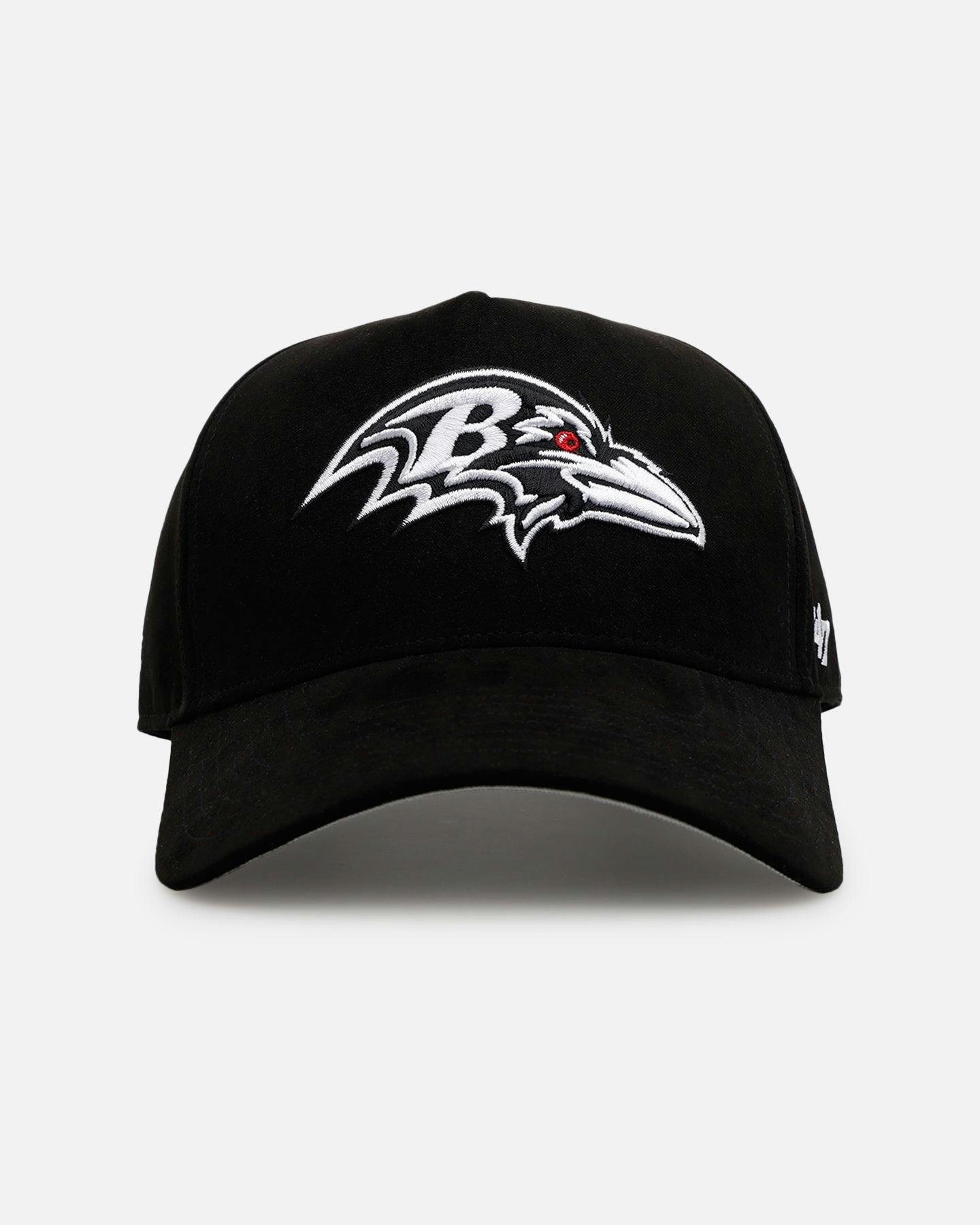 47 Brand Baltimore Ravens 'Ultrasuede' 47 MVP Strapback Black/White