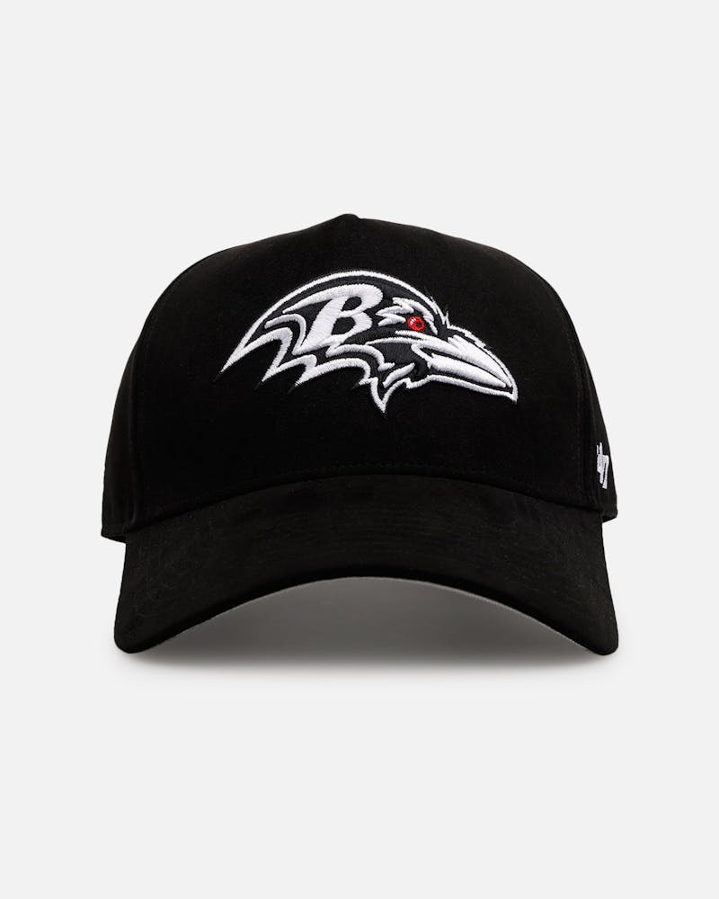 47 Brand Baltimore Ravens 'Ultrasuede' 47 MVP Strapback Black/White thumbnail - 0