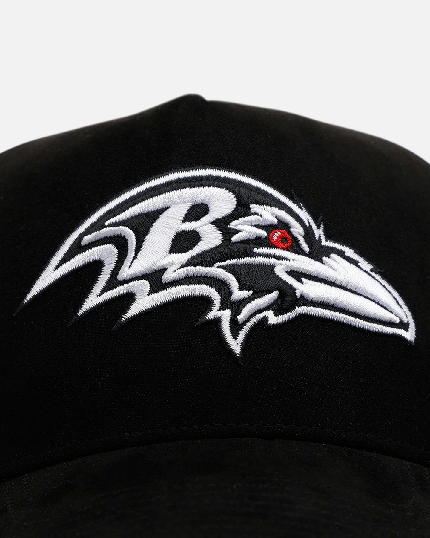 47 Brand Baltimore Ravens 'Ultrasuede' 47 MVP Strapback Black/White