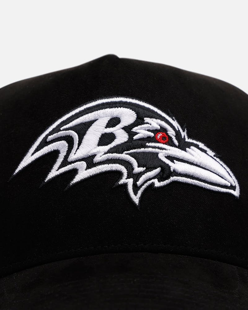 47 Brand Baltimore Ravens 'Ultrasuede' 47 MVP Strapback Black/White thumbnail - 5