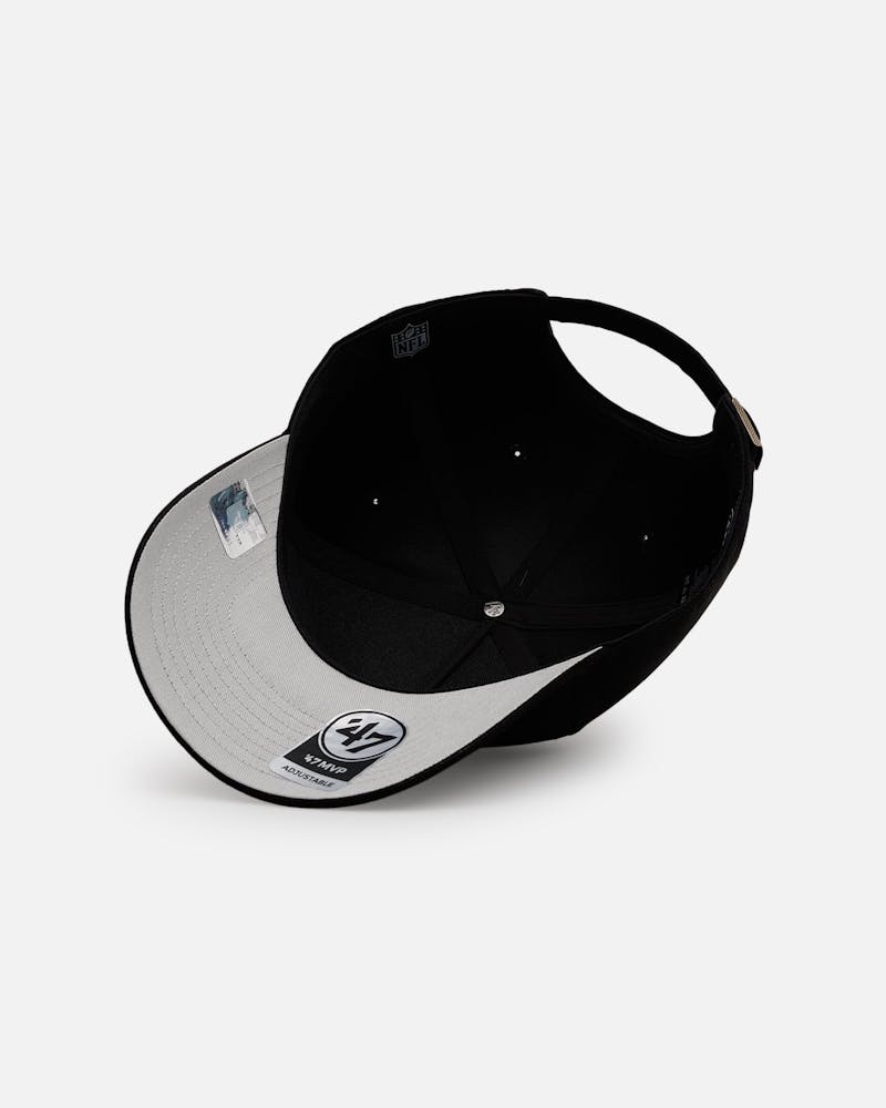 47 Brand Baltimore Ravens 'Ultrasuede' 47 MVP Strapback Black/White thumbnail - 6