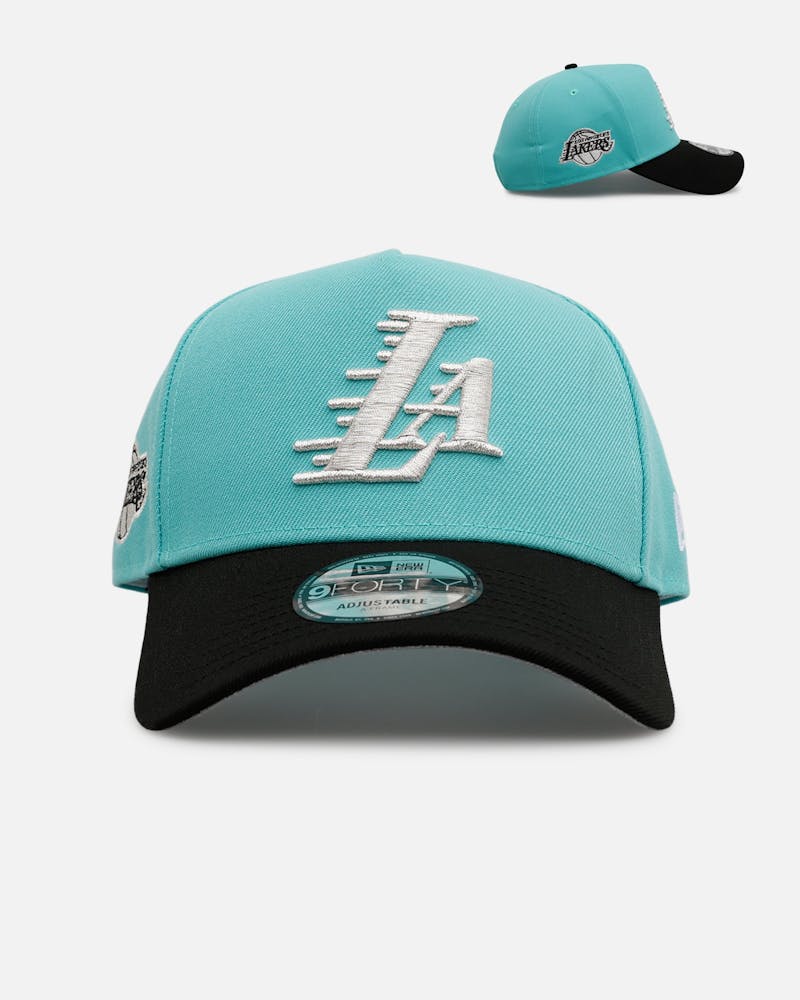 New Era Los Angeles Lakers 'Diamonds Are Forever' 9FORTY A-Frame Snapback Mint thumbnail - 0