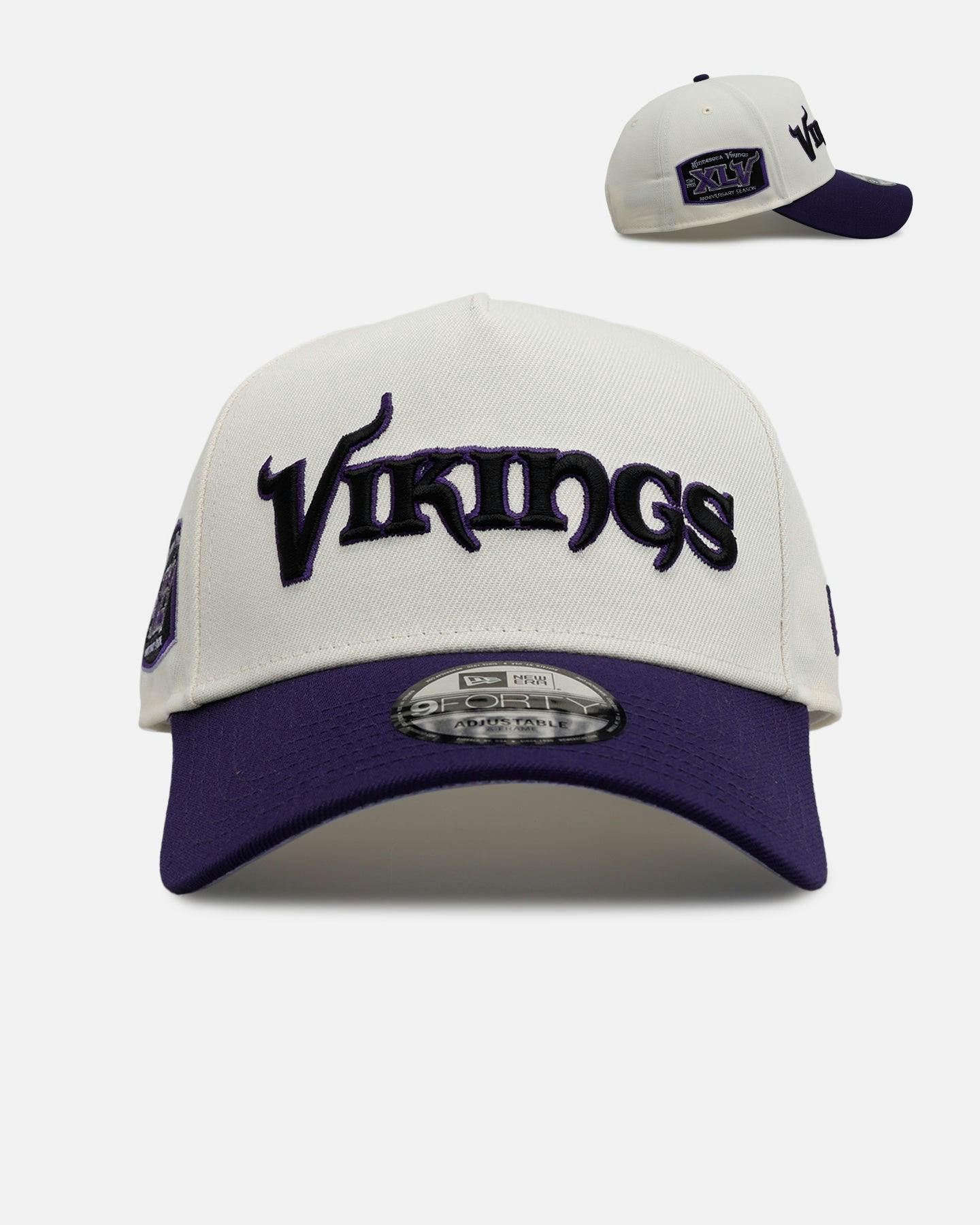 New Era Minnesota Vikings 'Purple Haze 2.0' 9FORTY A-Frame Snapback Chrome/Purple