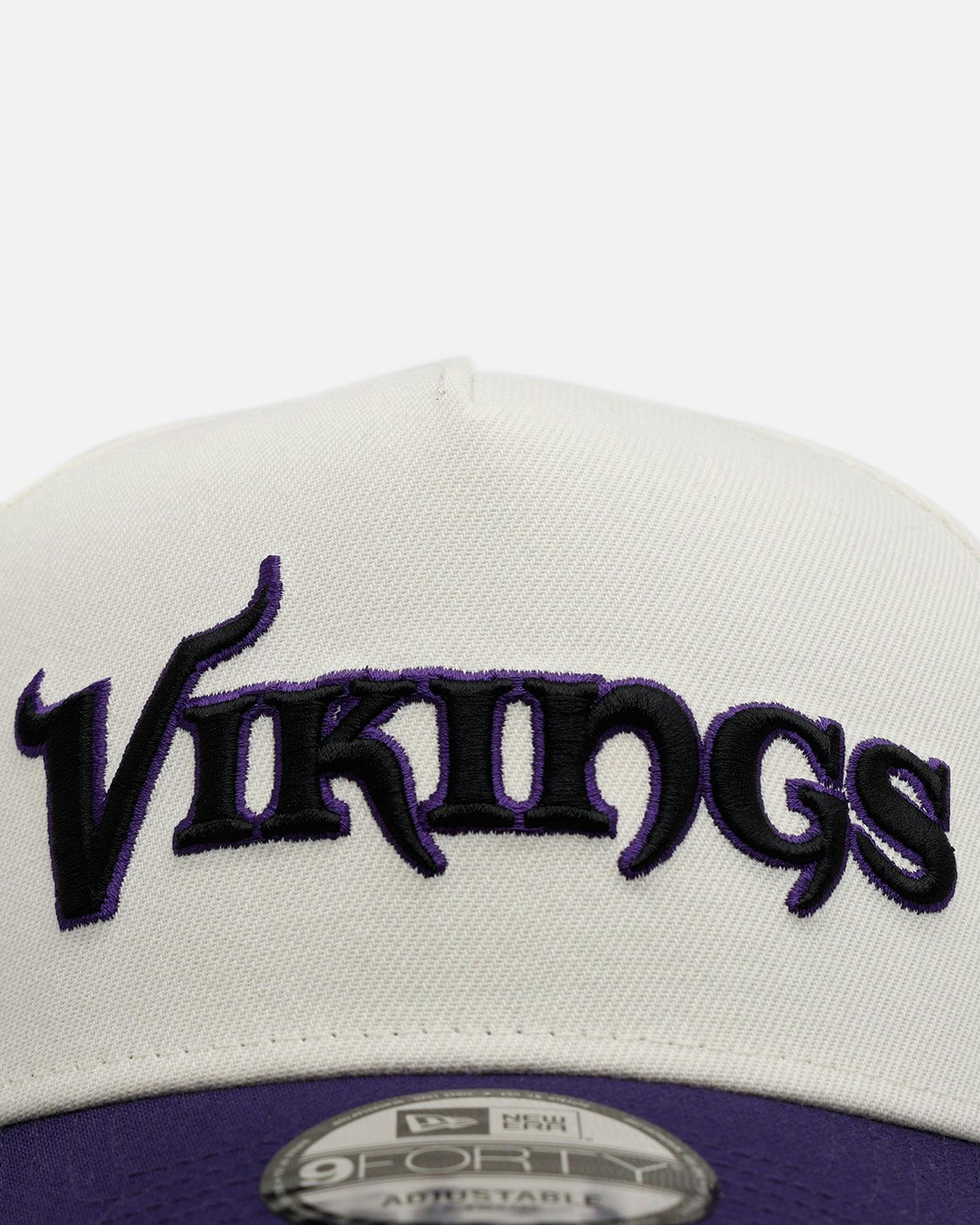 New Era Minnesota Vikings 'Purple Haze 2.0' 9FORTY A-Frame Snapback Chrome/Purple
