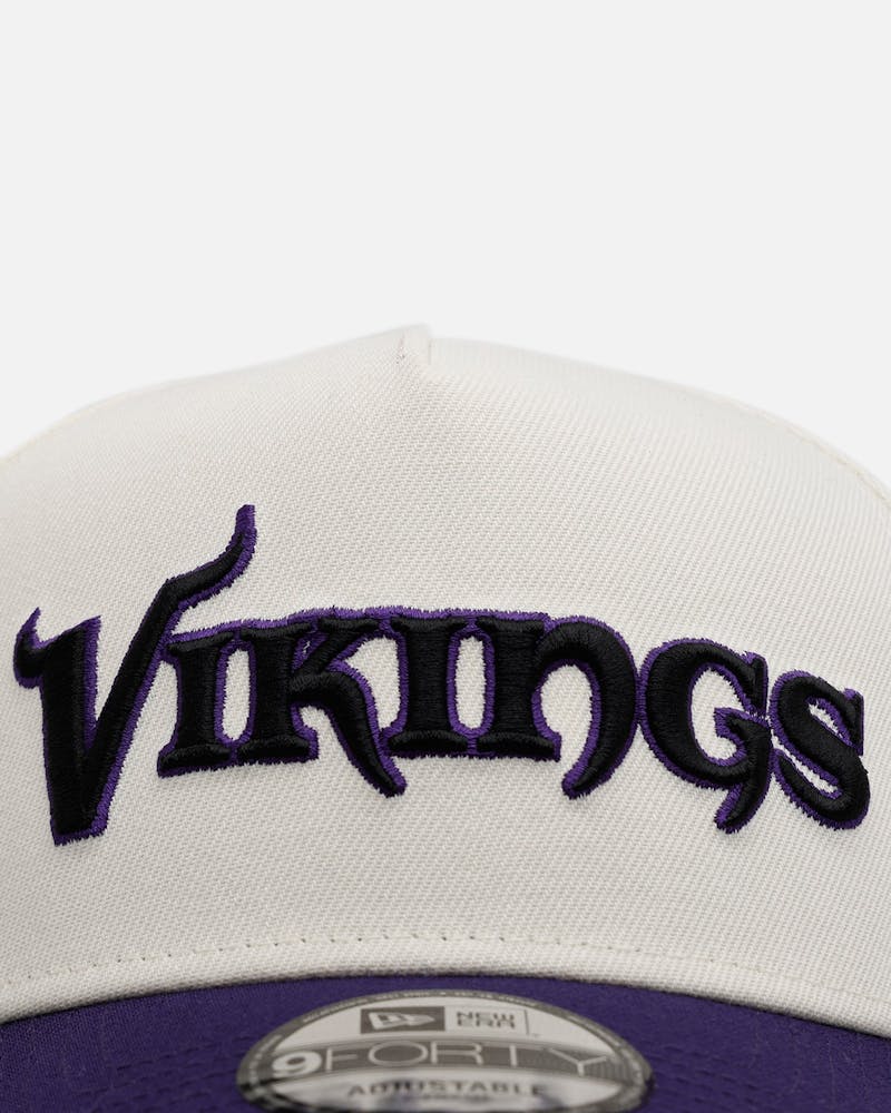 New Era Minnesota Vikings 'Purple Haze 2.0' 9FORTY A-Frame Snapback Chrome/Purple thumbnail - 4