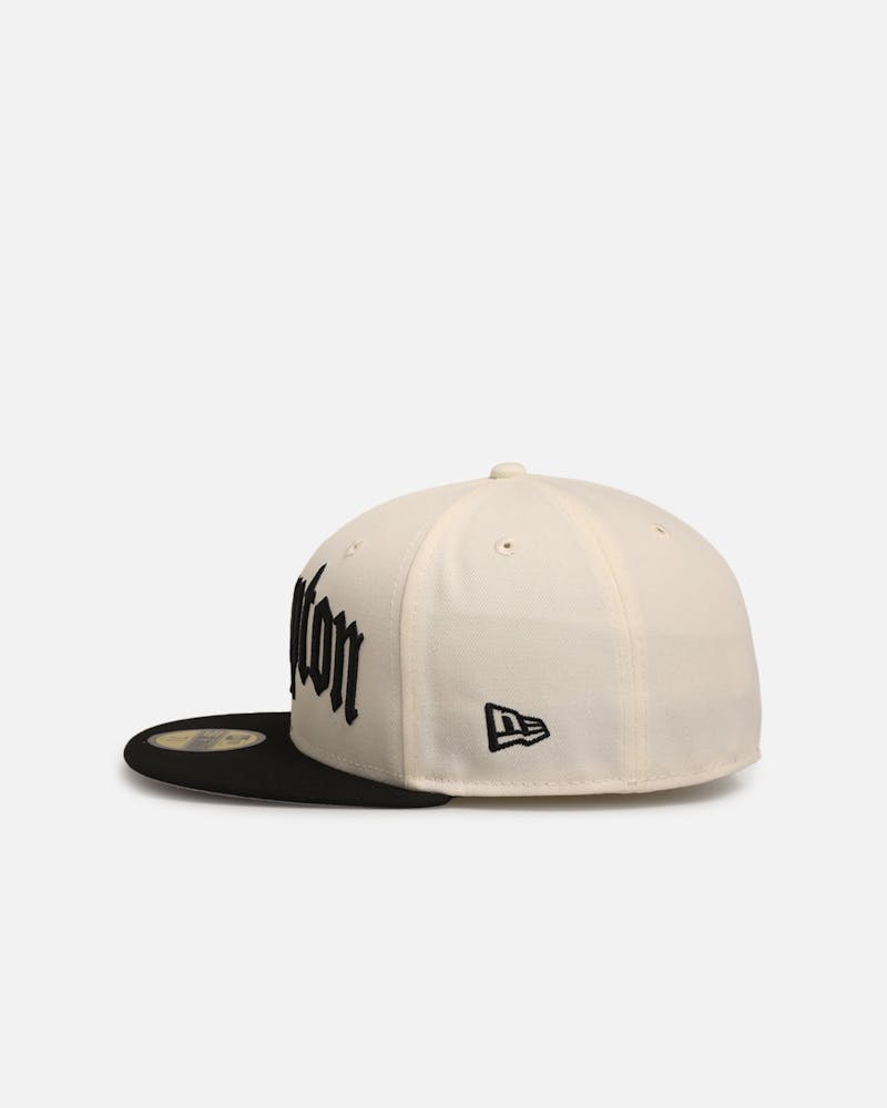 New Era Compton 'Homage' 59FIFTY Fitted Chrome White/Black thumbnail - 3