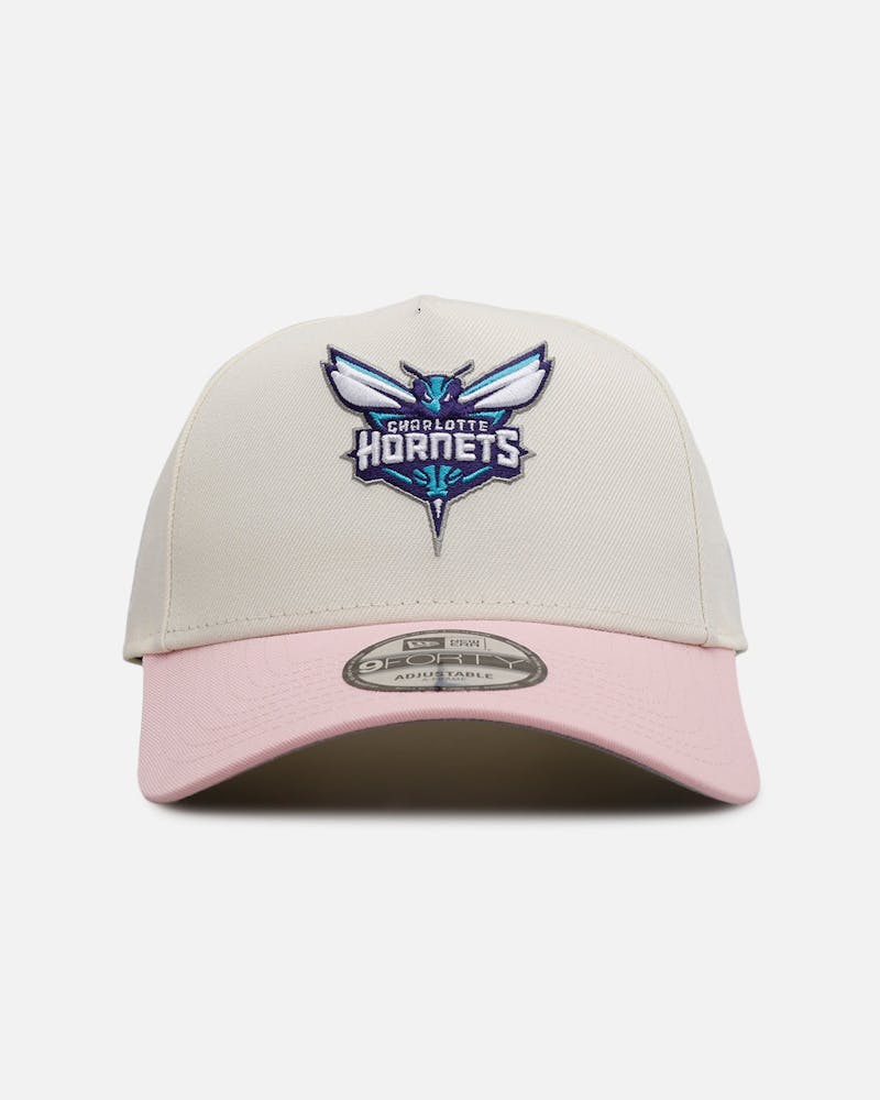 New Era Charlotte Hornets 'Pink Lemonade' 9FORTY A-Frame Snapback Pink/Yellow thumbnail - 0