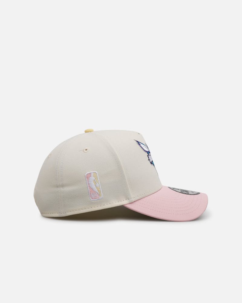 New Era Charlotte Hornets 'Pink Lemonade' 9FORTY A-Frame Snapback Pink/Yellow thumbnail - 2